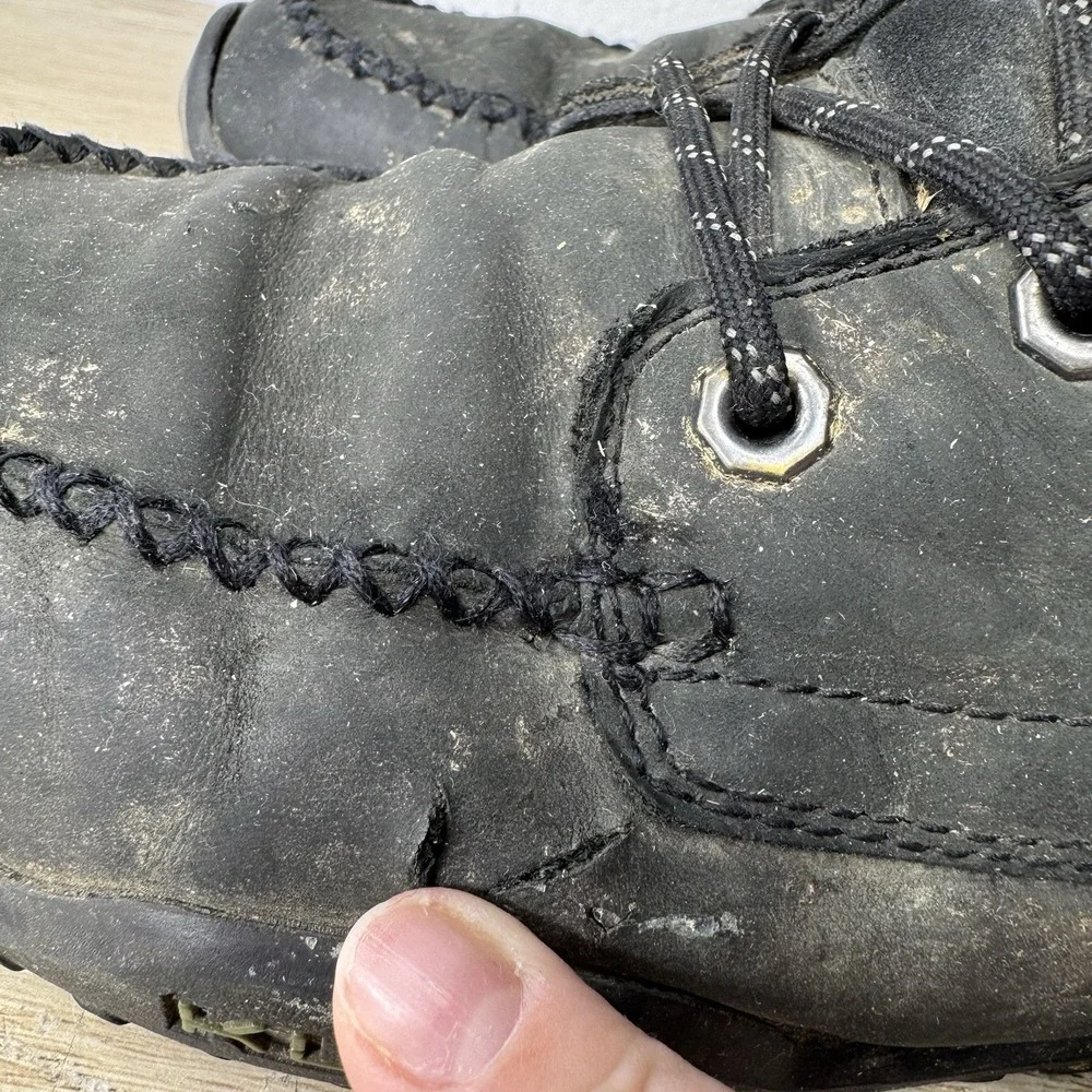 Kuru Quest Black Leather Plantar Fasciitis Chukka Boots Mens Size 10.5 M EU 42‎